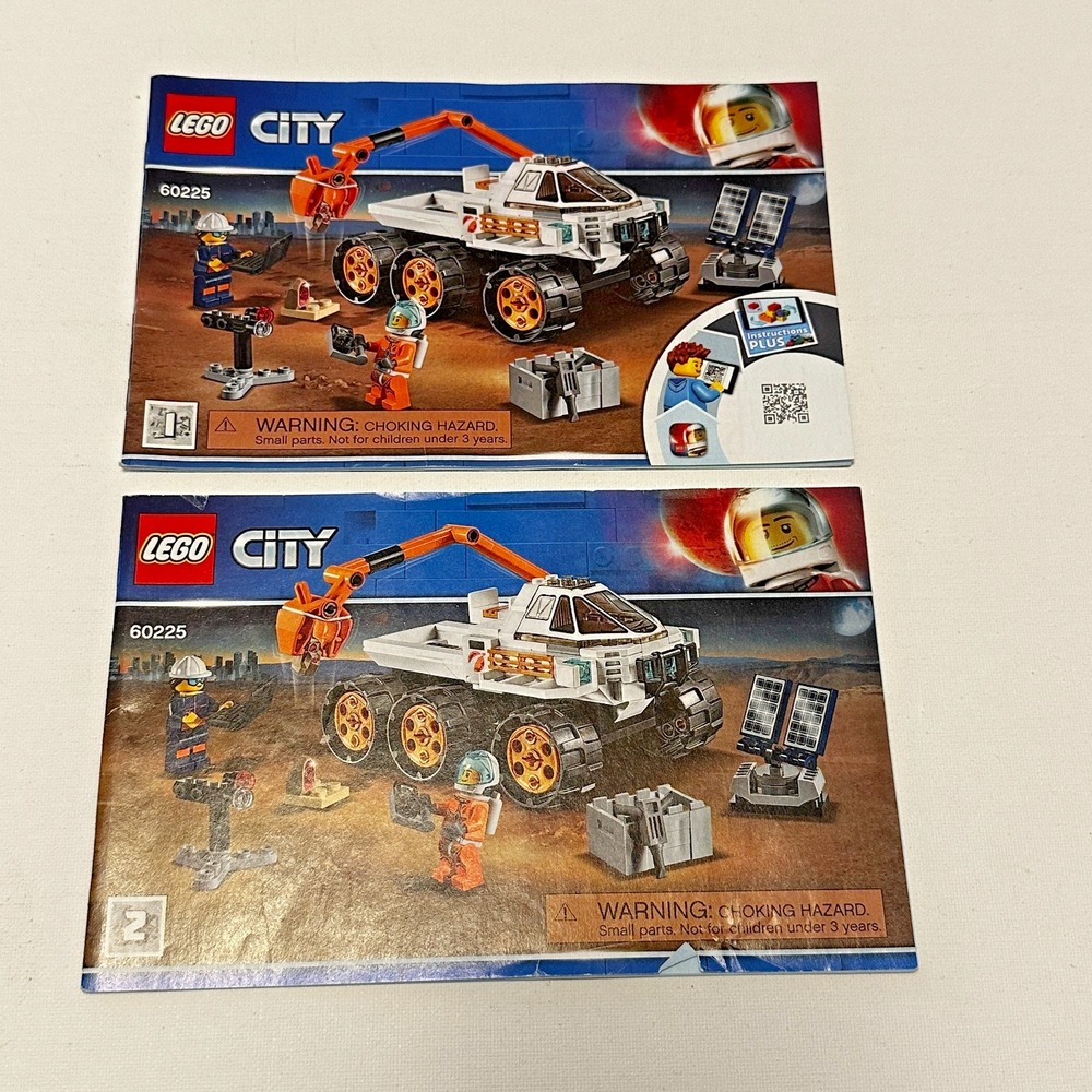 Lego City 60225 Rover Testing‎ Drive Instruction Booklet 1 & 2 - Manual Only